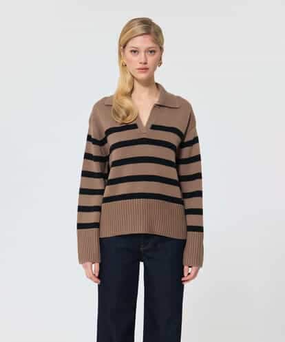 TARA JARMON サマーボーダーニット TARA JARMON サマーボーダーニット