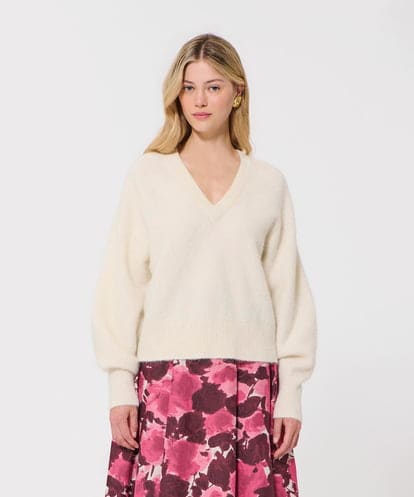 TARA JARMON サマーボーダーニット メディア着用】ボーダーニットカーディガン(カーディガン