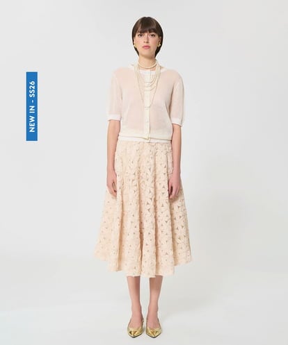 新品 タグ付き TARA JARMON レーストップス 白 ITEM | タラ ジャーモン | Tara Jarmon