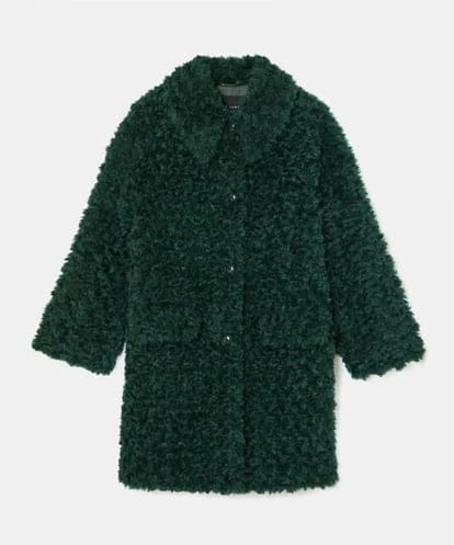 新品タグ★TARA JARMON ライトベージュ ウールコート 大きな襟付き ITEM | タラ ジャーモン | Tara Jarmon